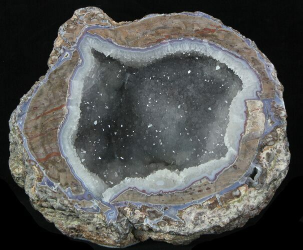Huge Sparkling Dugway Geode - Exceptional Example #33196